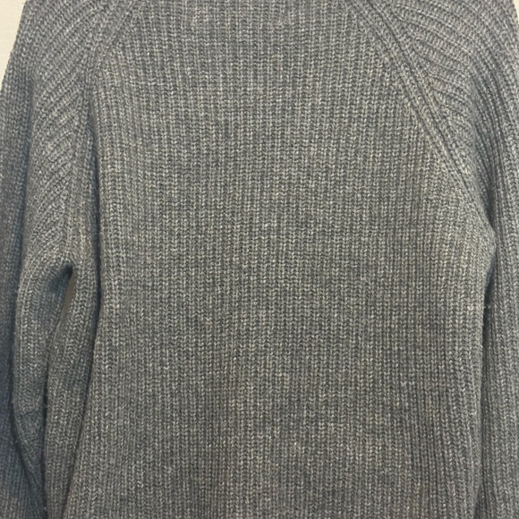 B-273 Men’s Abercrombie & Fitch Gray &‎ Cream Lambswool Blend Sweater Size XL - Picture 10 of 13